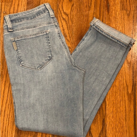 PAIGE Brigette Cropped Boyfriend Jeans Siri Deconstructed size 25 - Picture 2 of 8